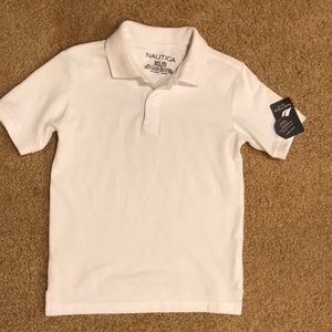Nautical boy S/C (8) regular white T-shirt